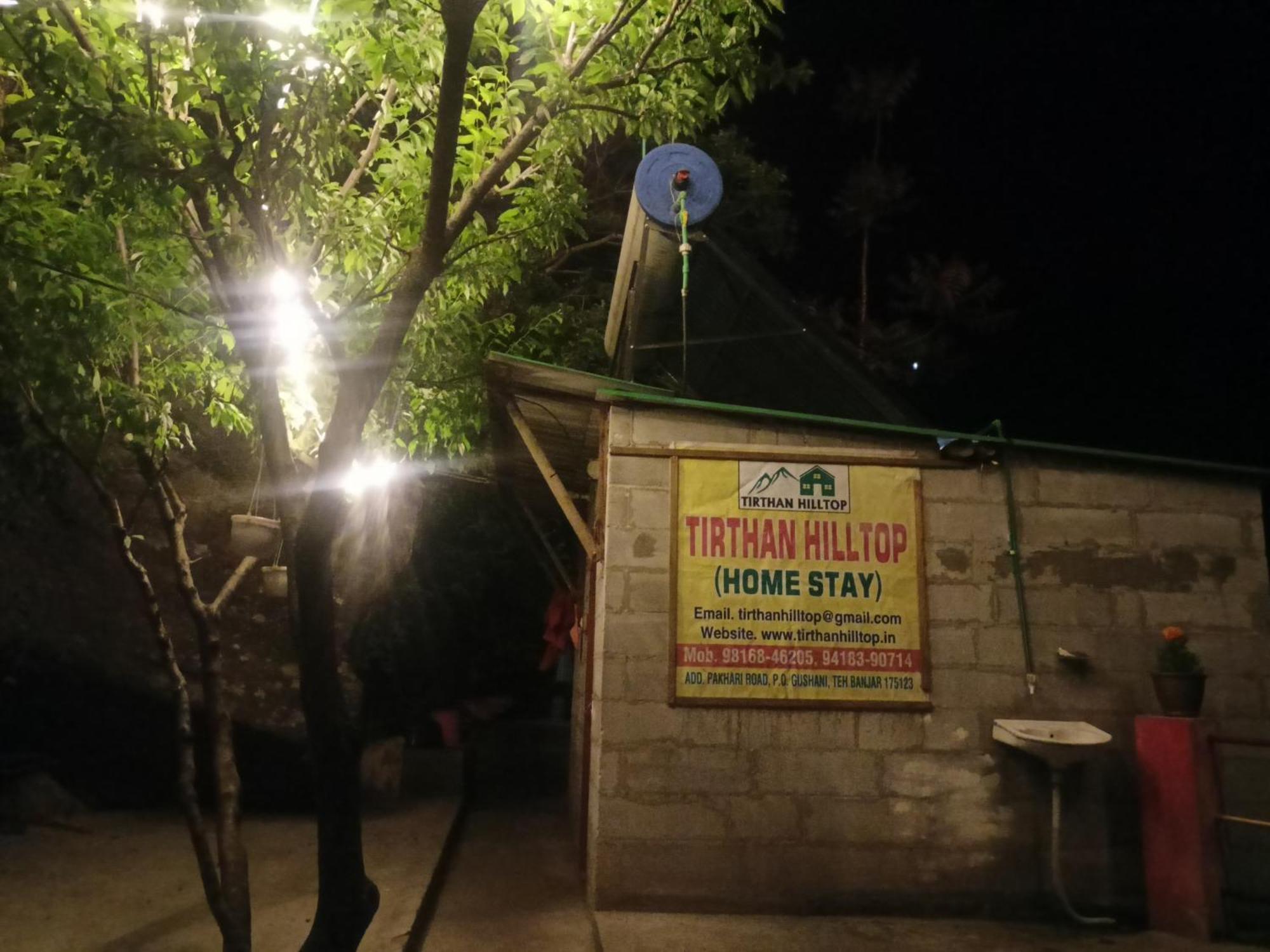 Tirthan Hilltop Home Stay Banjār Εξωτερικό φωτογραφία